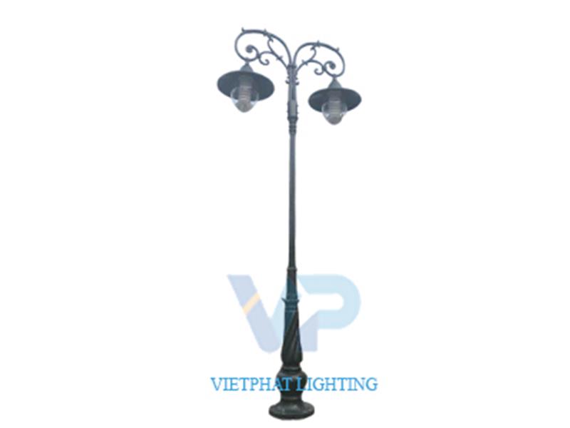 Cột đèn DC07 lắp 2 đèn Jebi